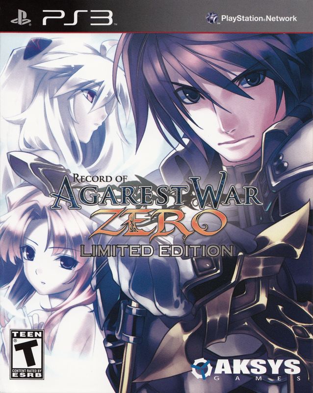 Record of Agarest War Zero box art for Playstation 3